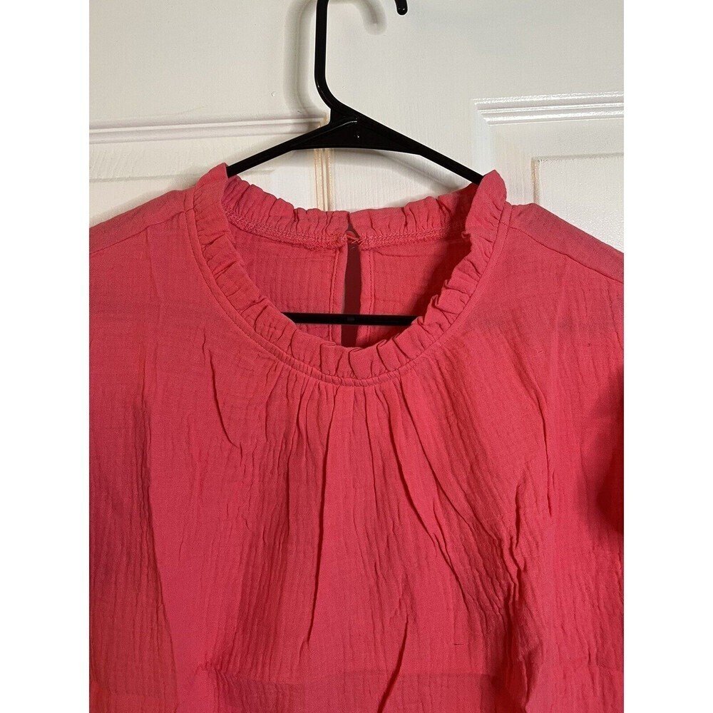 Women’s Pink Sleeveless Blouse Size XL NWOT - Picture 4 of 10